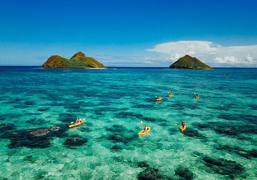 Product Oahu Guided Kayak Adventure