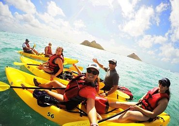 Product Oahu Guided Kayak Adventure 