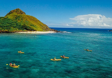 Product Oahu Guided Kayak Adventure 